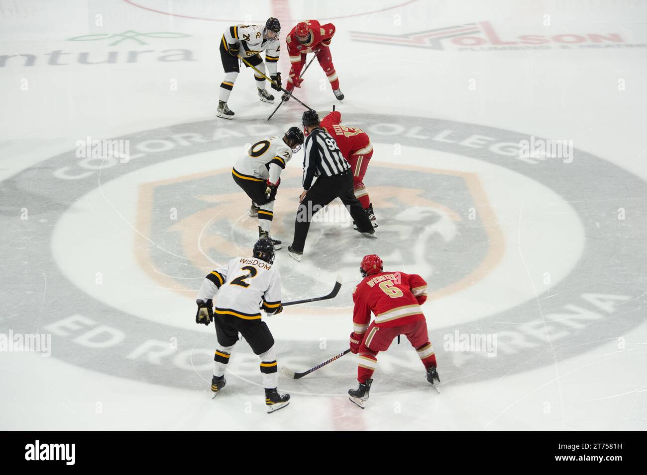 Colorado College ice hockey team plays in Robson Arena on the campus of