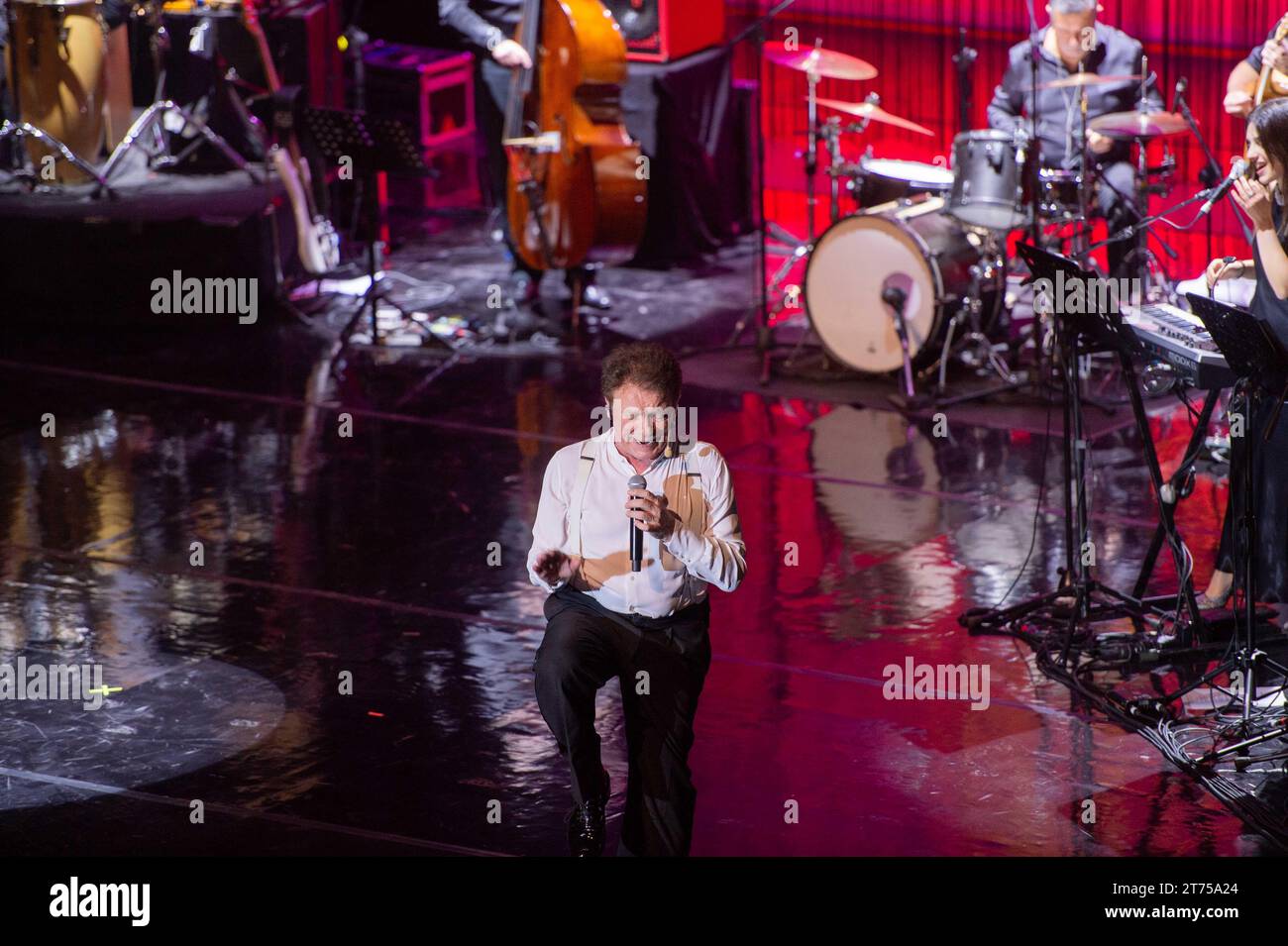 Massimo Ranieri during the Italian singer Music Concert Massimo Ranieri ...