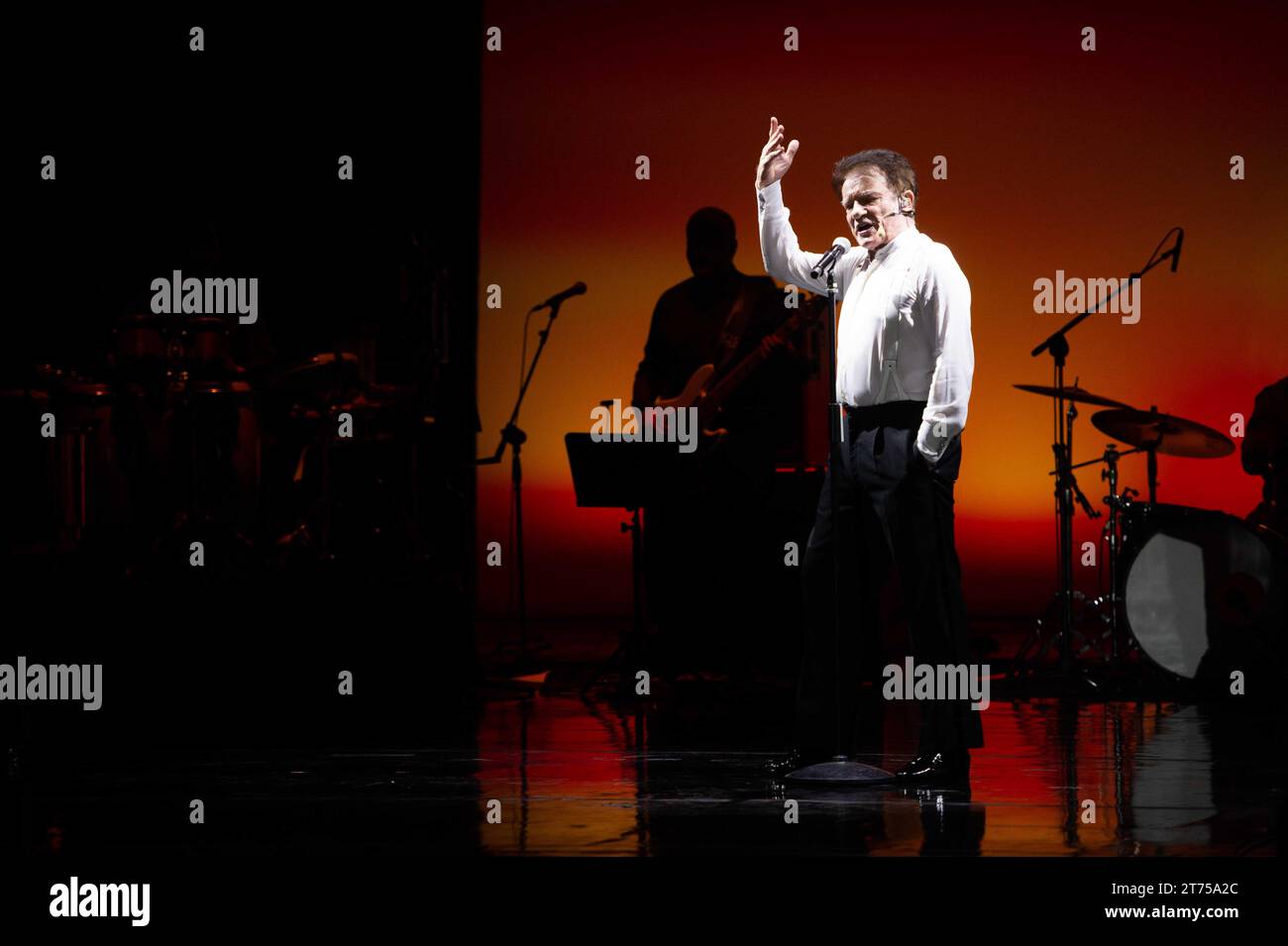 Massimo Ranieri during the Italian singer Music Concert Massimo Ranieri ...