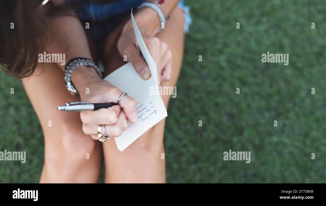 Woman Writing Paper Antique woman writing hi-res stock photography and images - Alamy