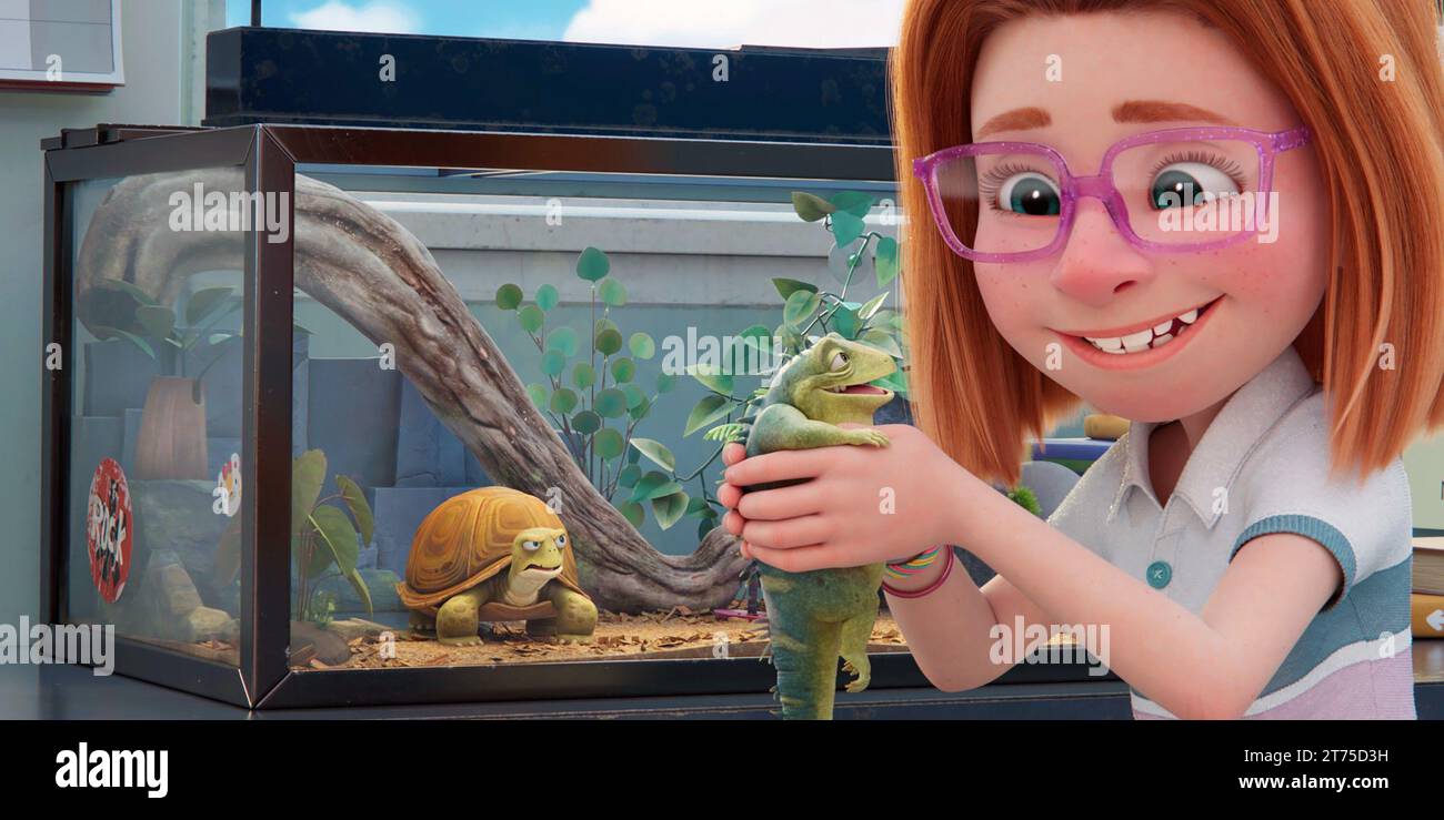 LEO, from left Squirtle (voice Bill Burr), Leo (voice Adam Sandler