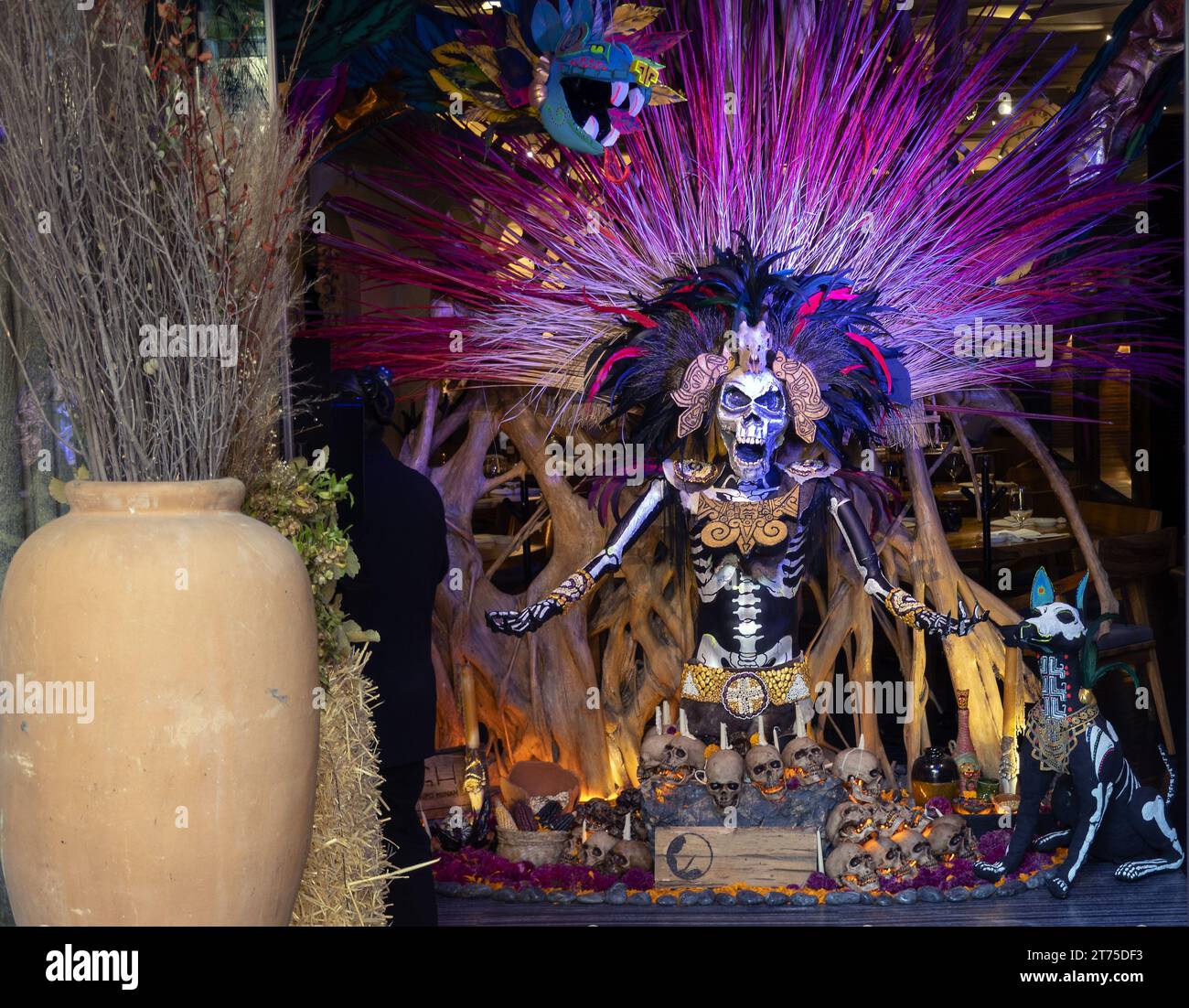 Day of the Dead altar Mexico City, Mexico Stock Photo