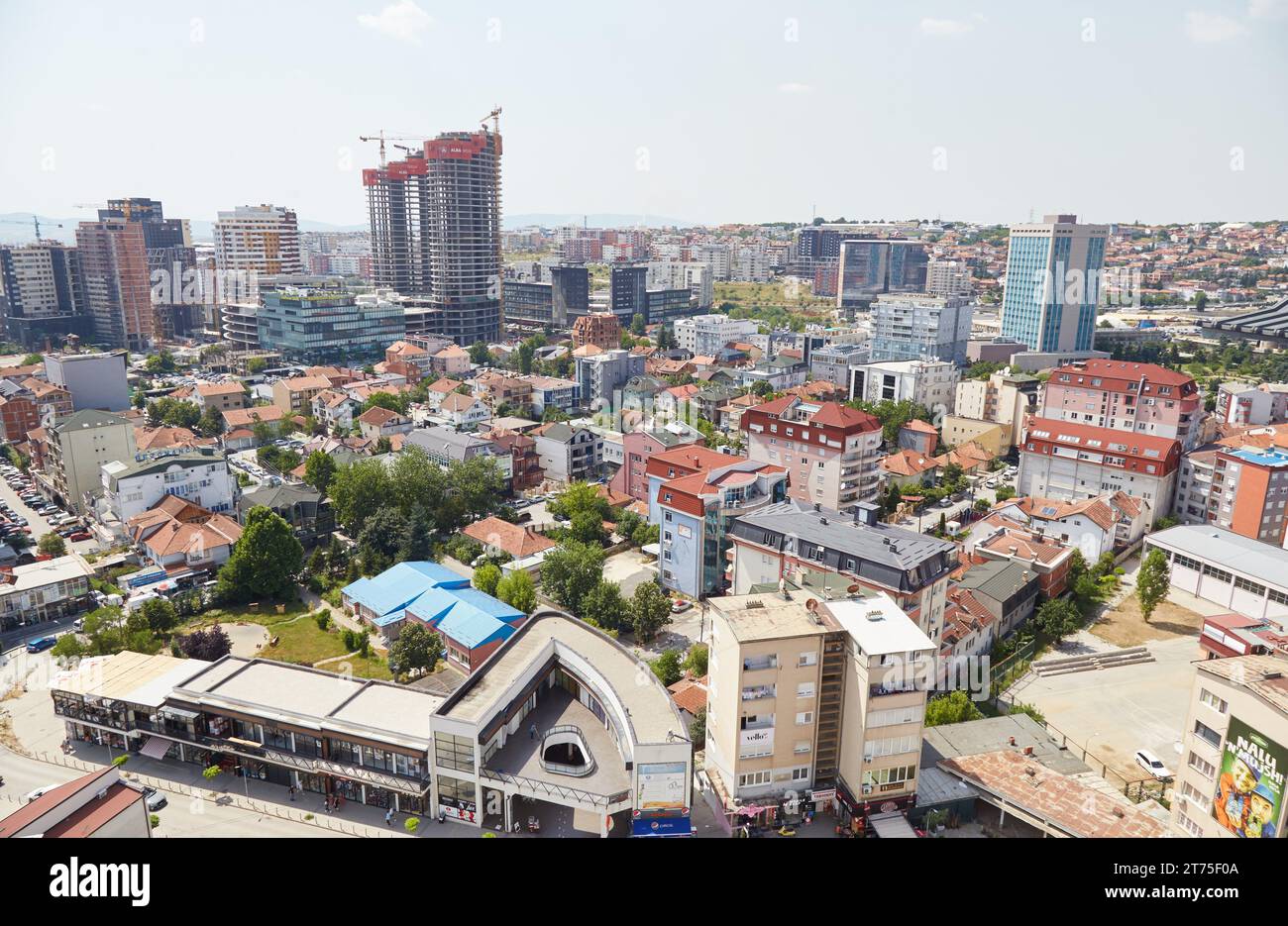 The vibrant city of Pristina, the capital of Kosovo Stock Photo - Alamy