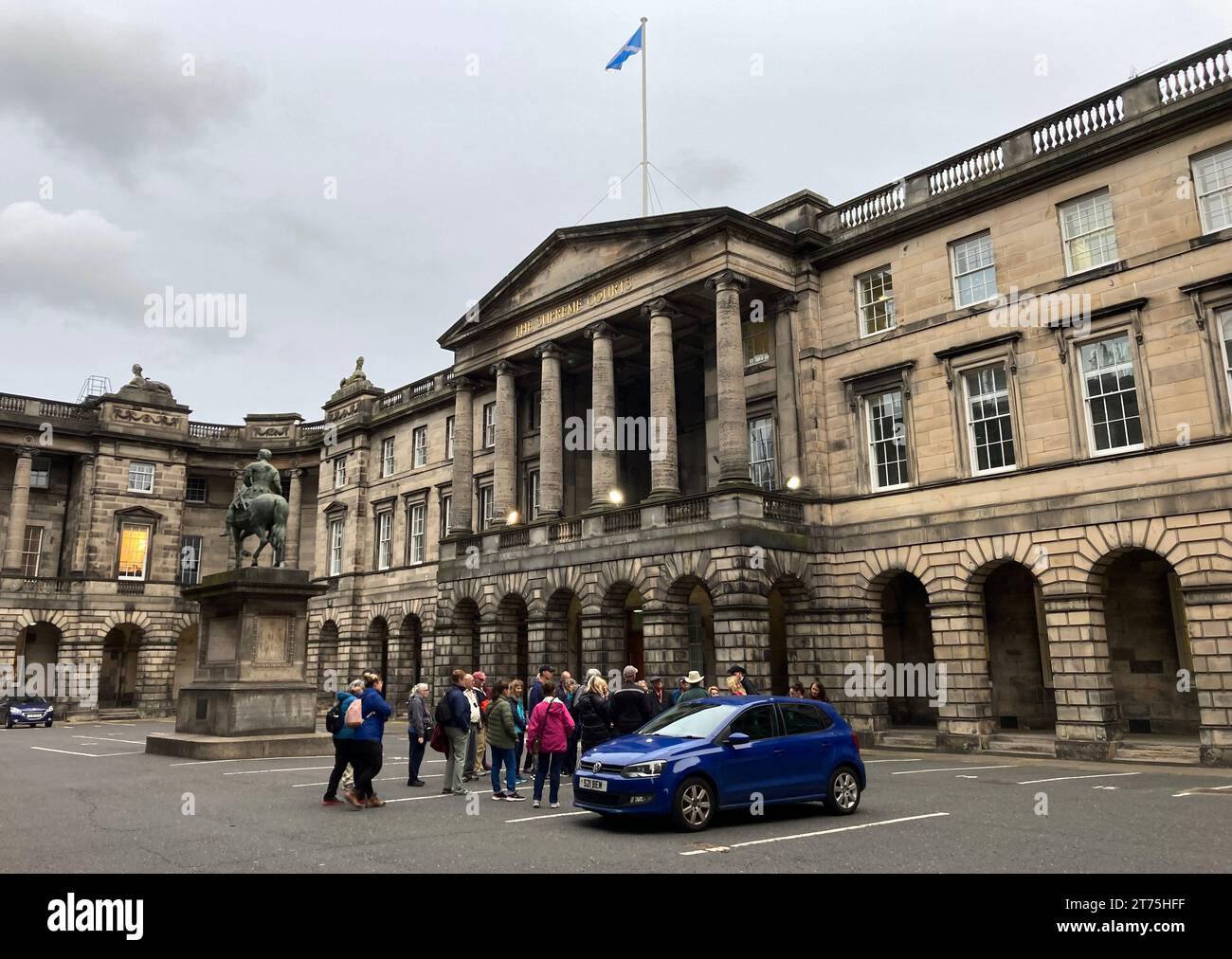 Edinburgh, Scotland, Great Britain. 2nd Oct, 2023. 20231002: The Supreme Courts of Scotland resides in the historic Parliament House in the Old Town in Edinburgh, Scotland. (Credit Image: © Chuck Myers/ZUMA Press Wire) EDITORIAL USAGE ONLY! Not for Commercial USAGE! Stock Photo