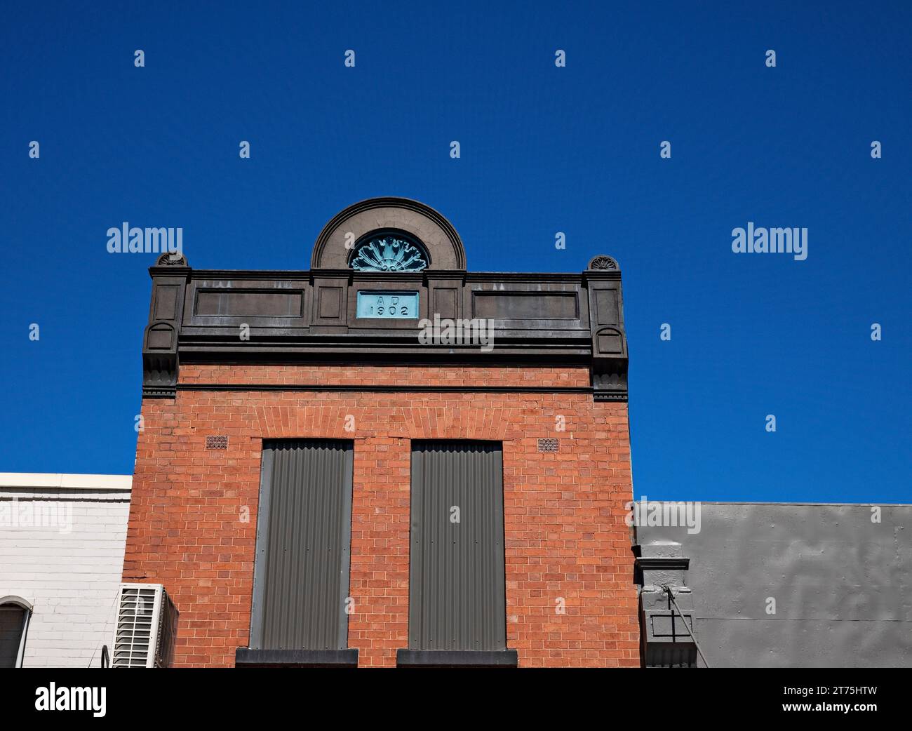 Melbourne Australia / Edwardian facade in Puckle Street, Moonee Ponds Stock Photo Alamy