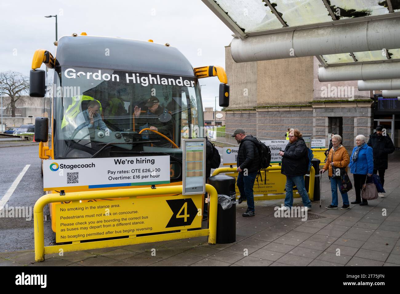 November 2023. Elgin Bus Station,Elgin,Moray,Scotland. This is a small