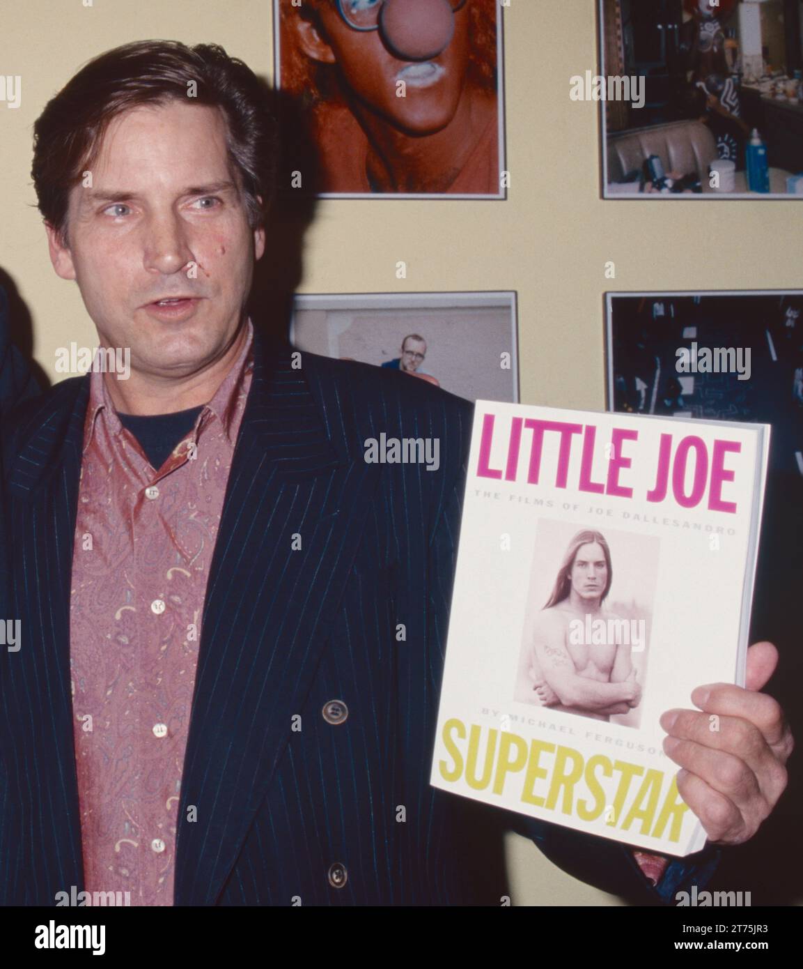 Joe Dallesandro signing 'Little Joe Superstar: The Films of Joe Dallesandro' at A Different Light in New York City on October 13, 1998.  Photo Credit: Henry McGee/MediaPunch Stock Photo