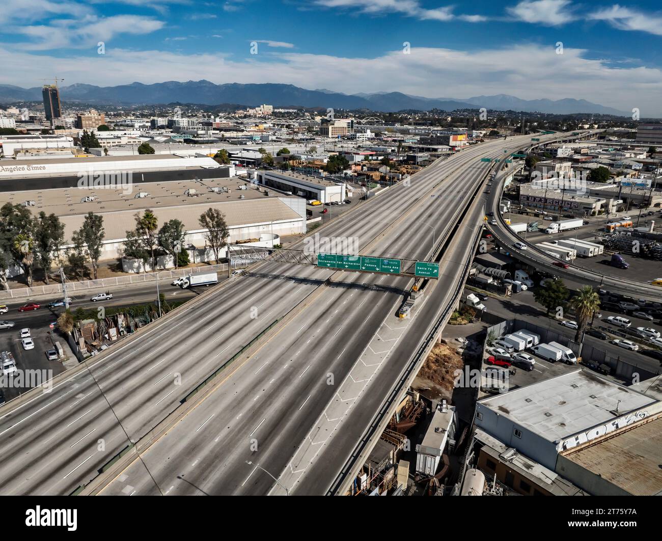 Interstate 10 freeway i 10 los angeles ca hires stock photography and images Alamy