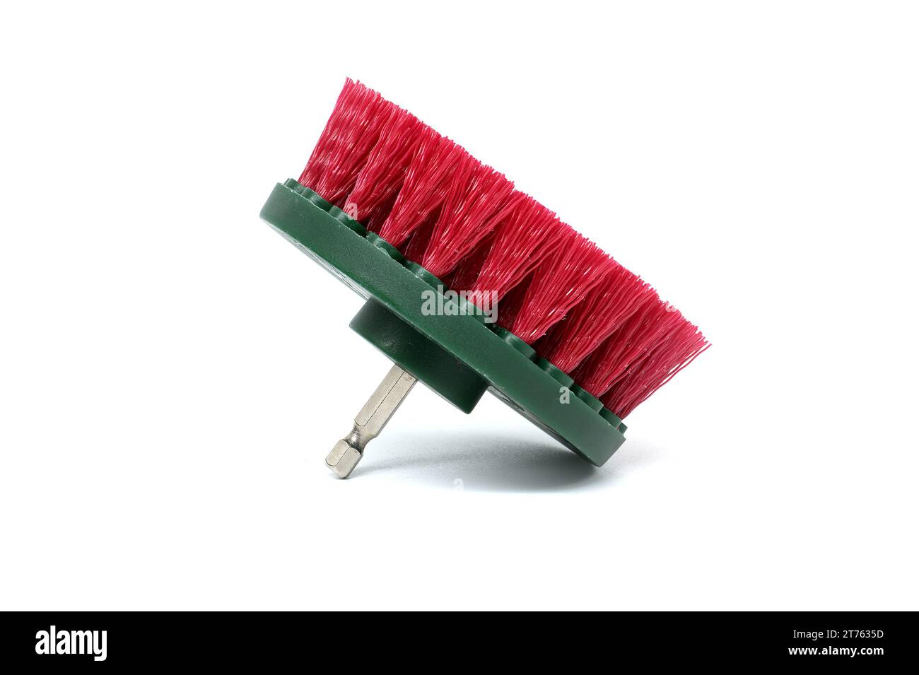 Brush attachments with an hexagonal shalf suitable for bit holder ...