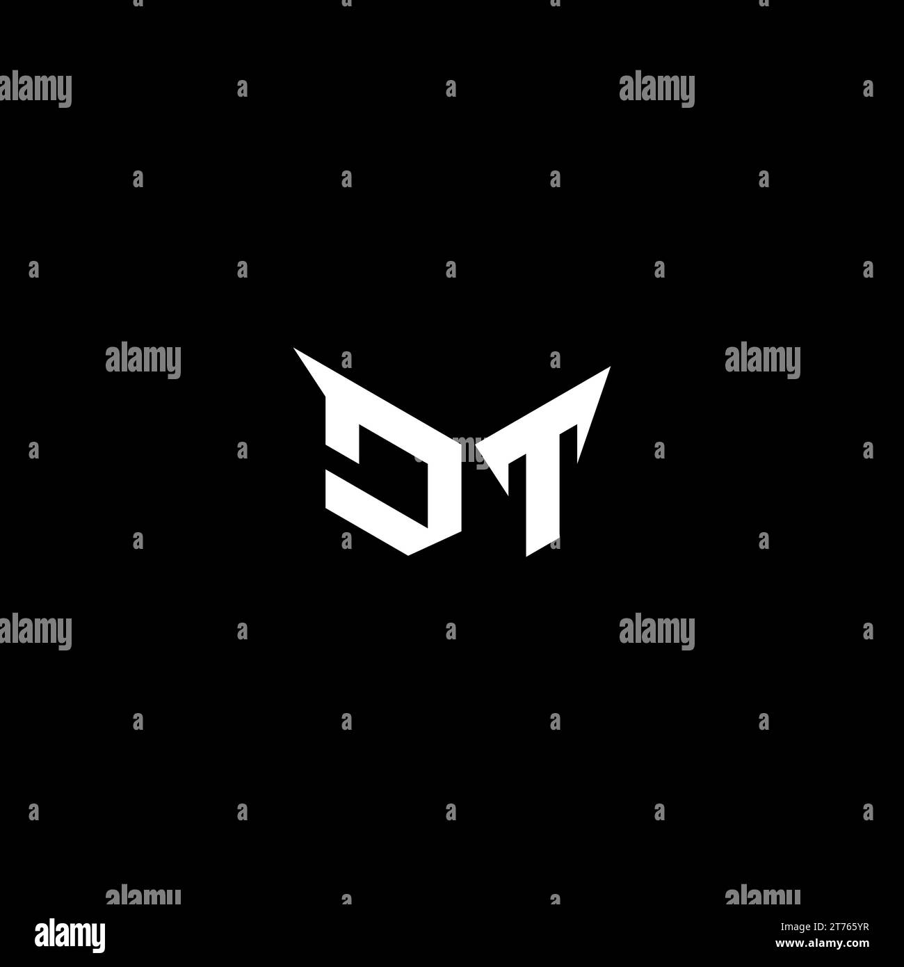 modern-gaming-logo-stock-vector-images-alamy