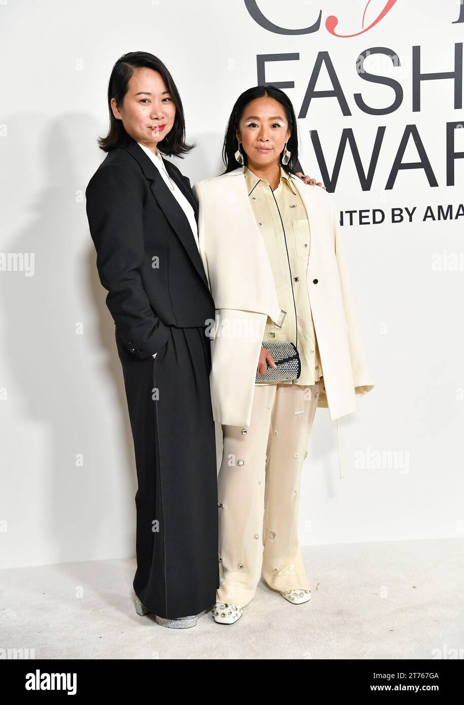 Wen Zhou, left, and Stephanie Hsu attend the CFDA Fashion Awards at the ...