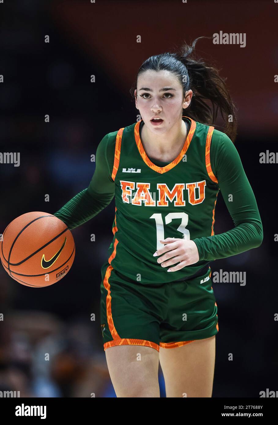 KNOXVILLE, TN - NOVEMBER 07: Florida A&M Lady Rattlers guard Ivet ...