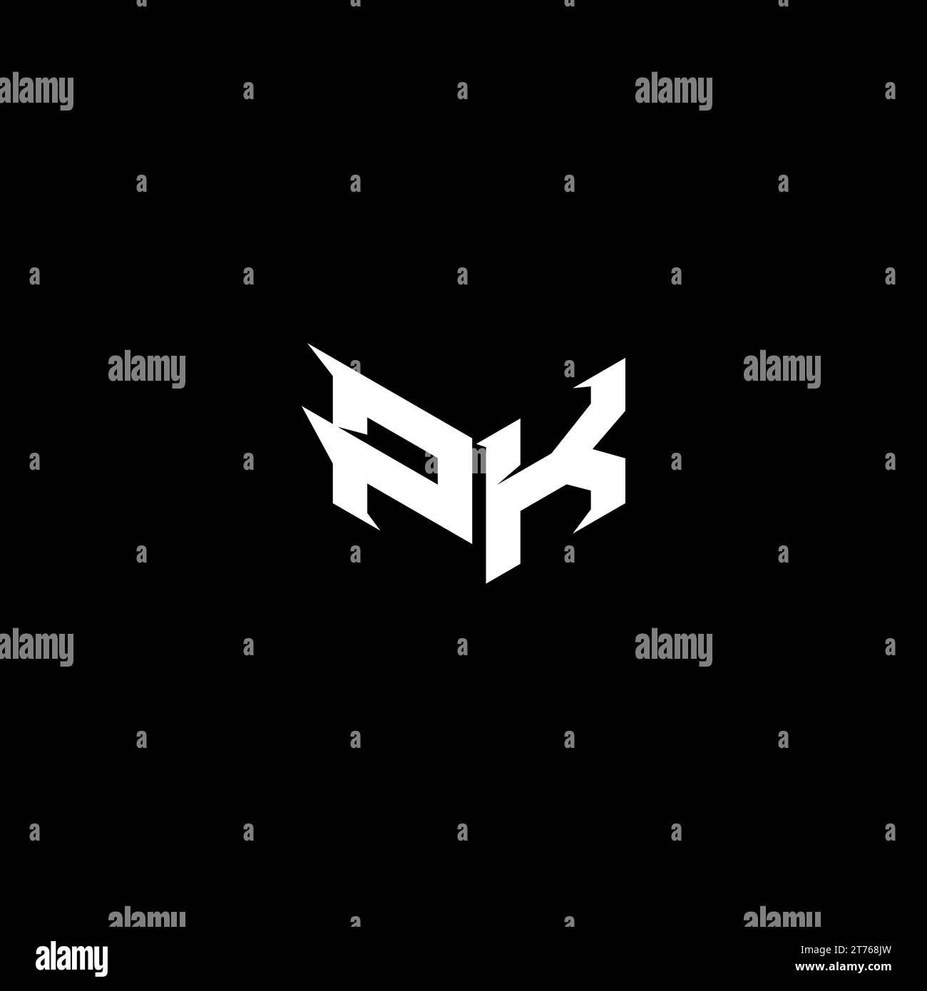 Pk Computer Logo Pk logo vector vectors hi-res stock photography and images - Alamy
