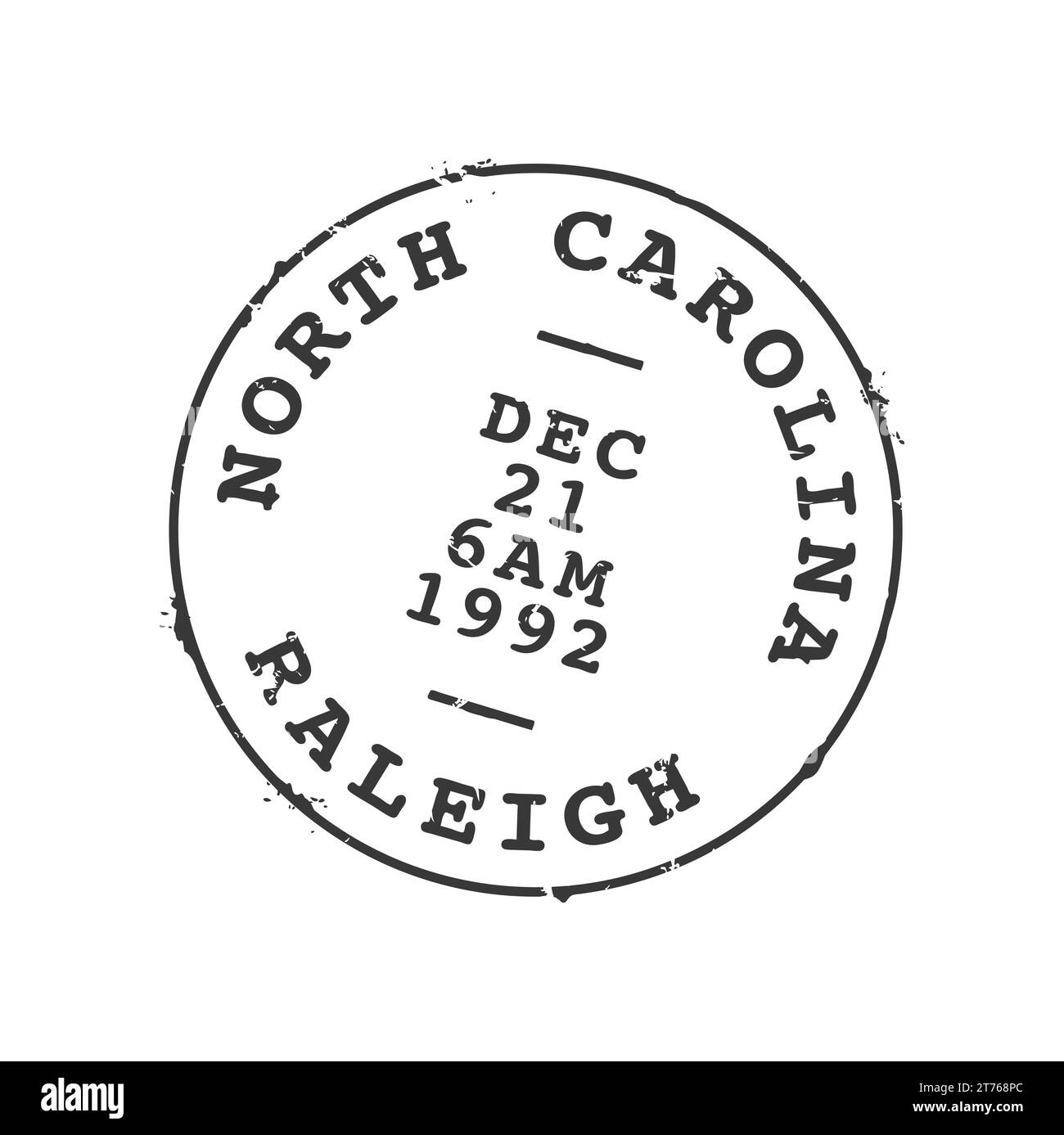 State stamp north carolina Black and White Stock Photos Images