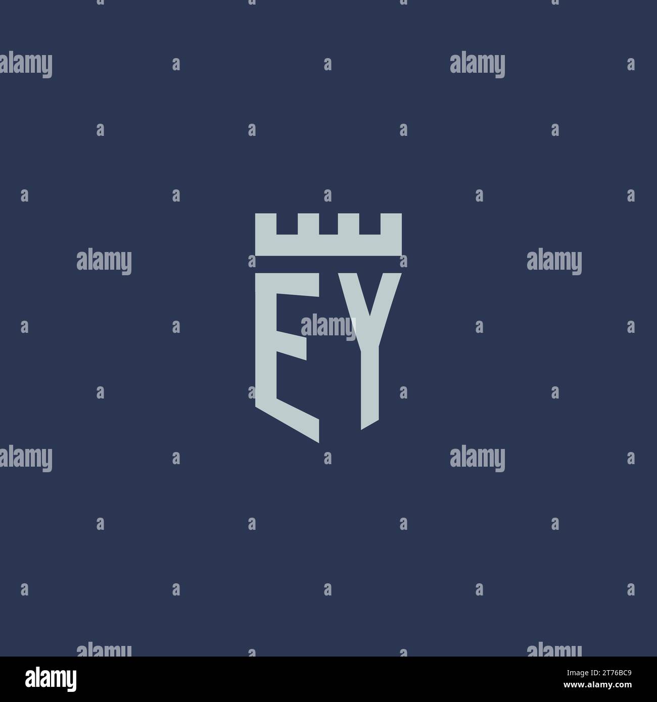 EY logo monogram with fortress castle and shield style design ideas ...