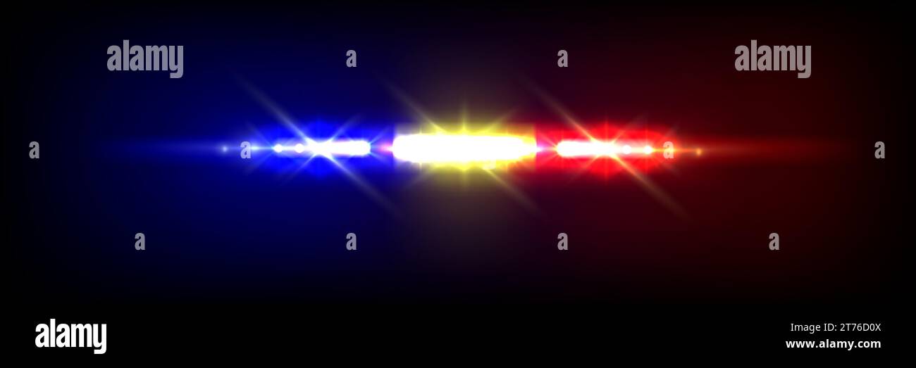 Red and blue flashing sale led light bar