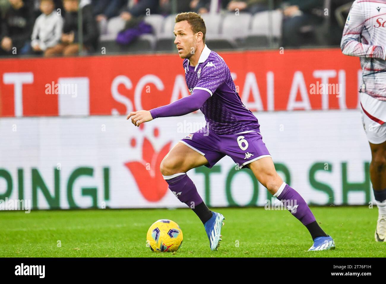 Florence, Italy. 12th Nov, 2023. Fiorentina's Arthur during ACF