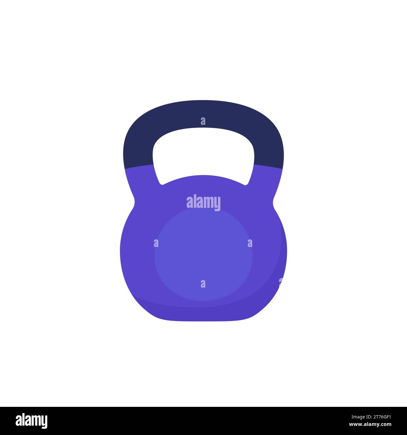 kettlebell icon on white, flat vector design Stock Vector Image & Art ...