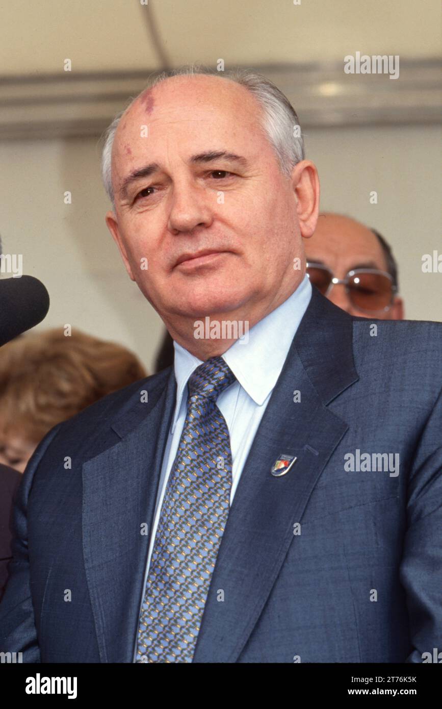 Michail Gorbatschow, Porträt, München, März 1992 Deutschland, MuÌˆnchen