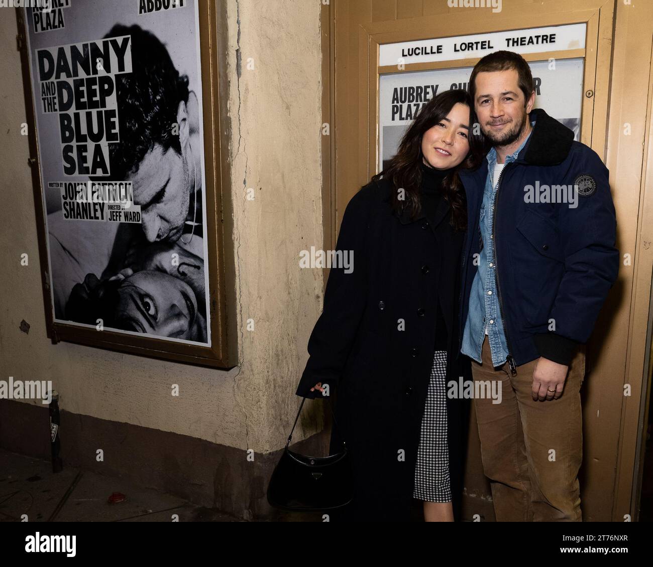 New York Usa 31st Oct 2023 L R Maya Erskine And Michael Angarano