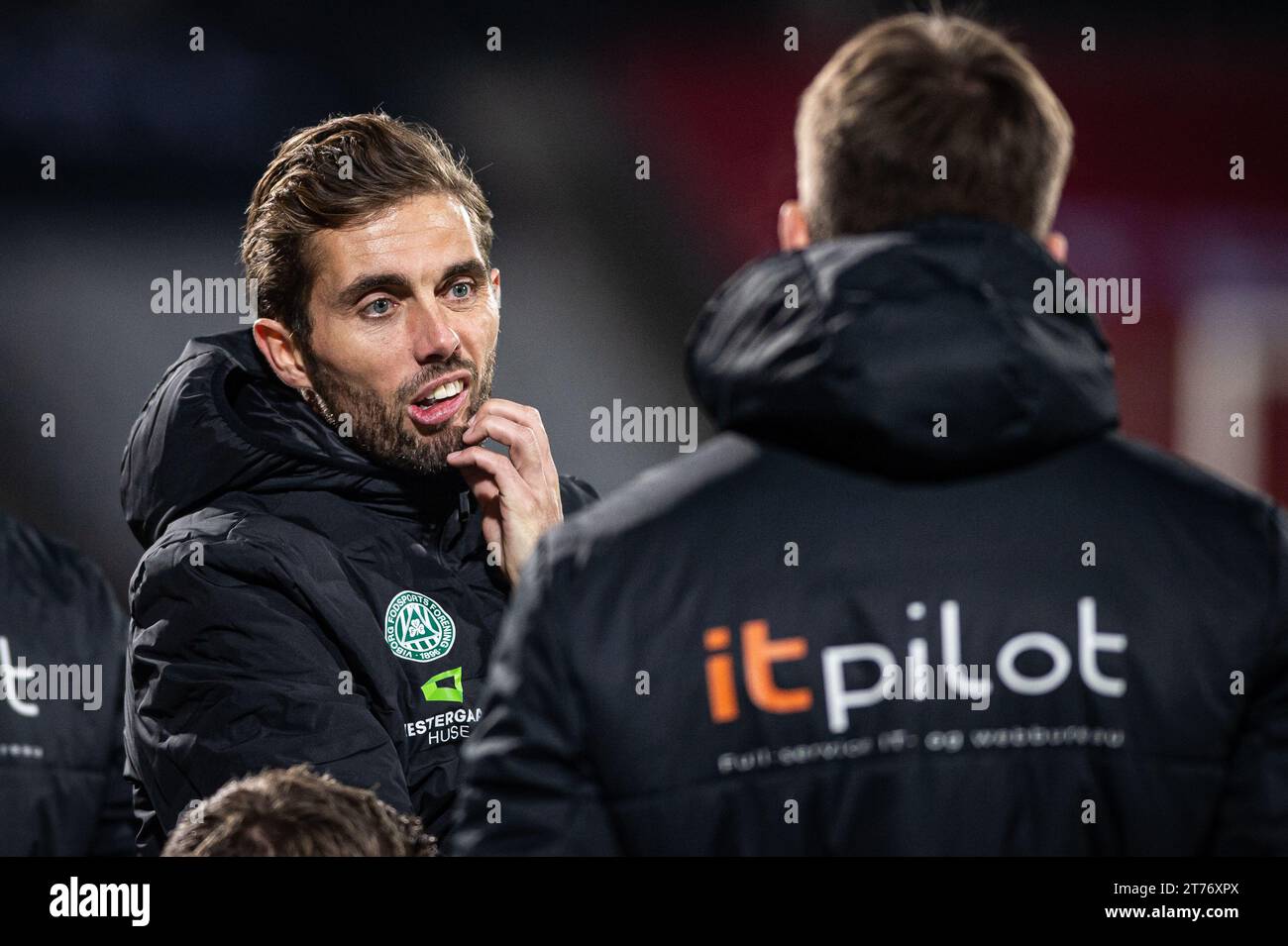 Aarhus, Denmark. 12th, November 2023. Temporary head coach Jakob