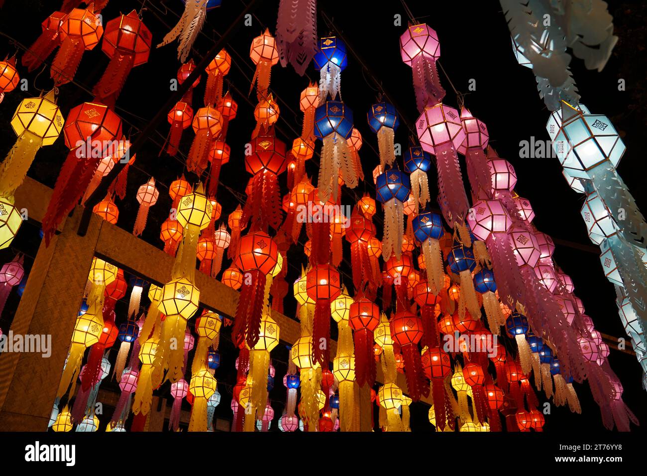 Thailand Lantern Festival In Chiang Mai Stock Photo - Alamy