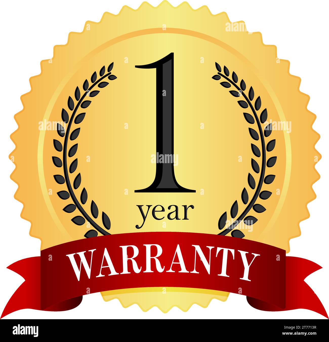 Warranty Badge label Illustration 1 Year Stock Vector Image Art warranty-badge-label-illustration-1-year-stock-vector-image-art