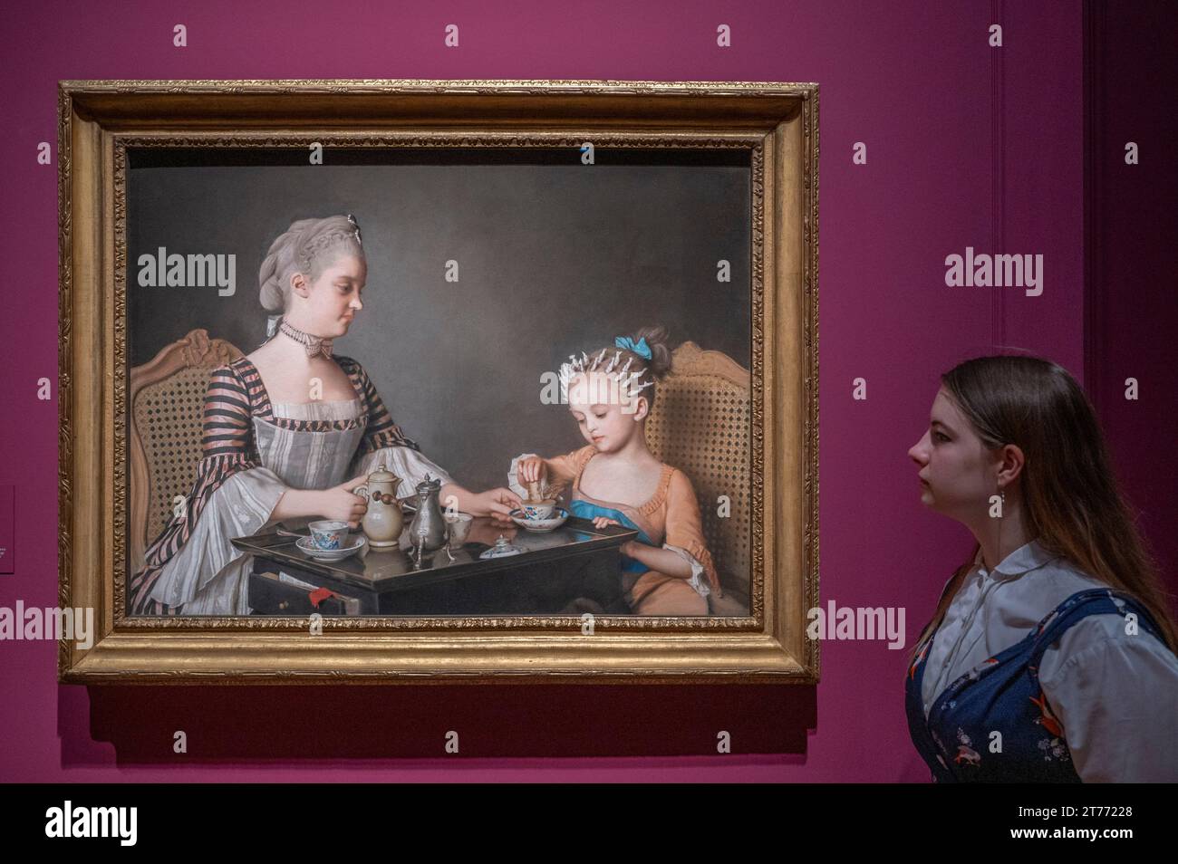 The National Gallery London UK 14th Nov 2023 Swiss Painter Jean 