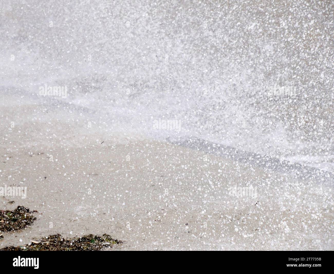 Big waves and wind of the Hurricane Norma October 2023 La Paz Baja