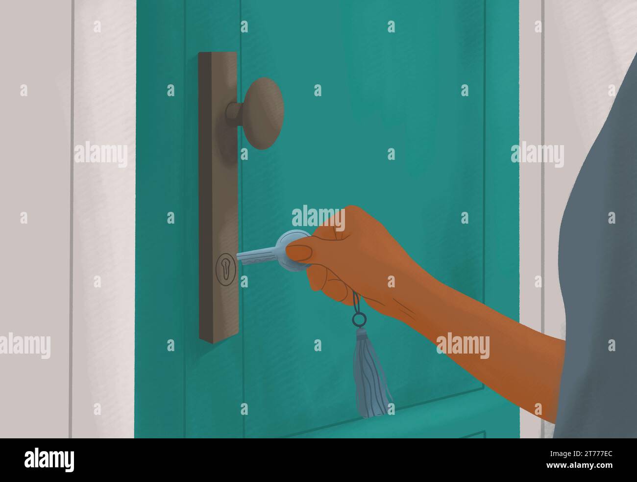 How to open a locked door with a card deals