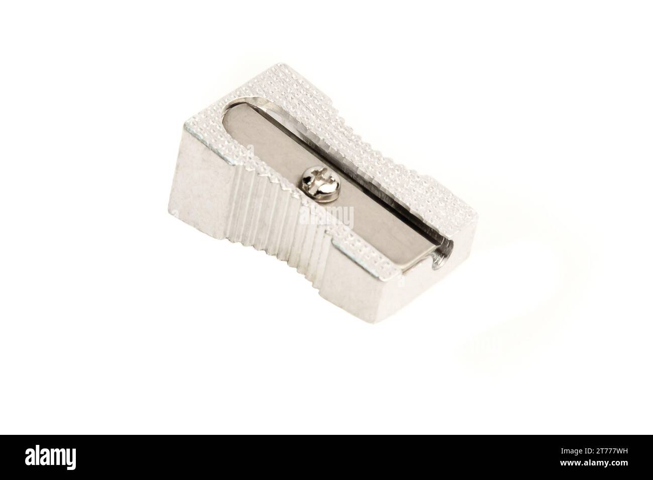 close up of a sharpener on white background Stock Photo