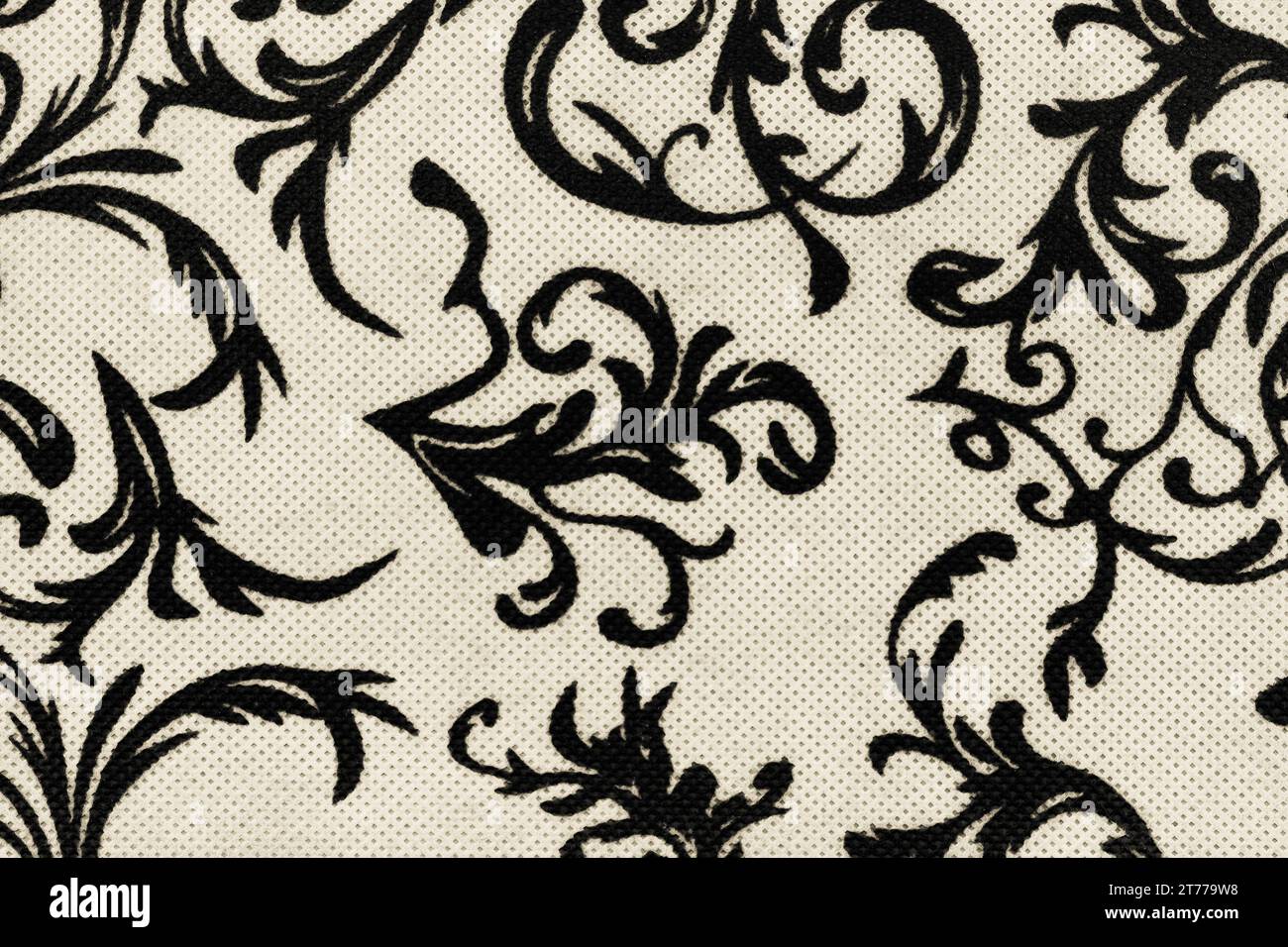retro wallpaper, black and white texture for background Stock Photo - Alamy