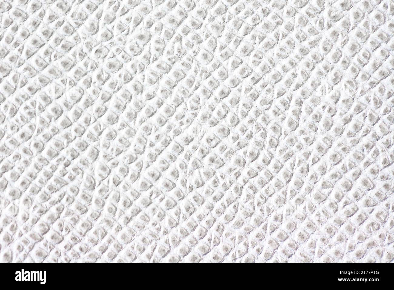 white leather texture for background Stock Photo
