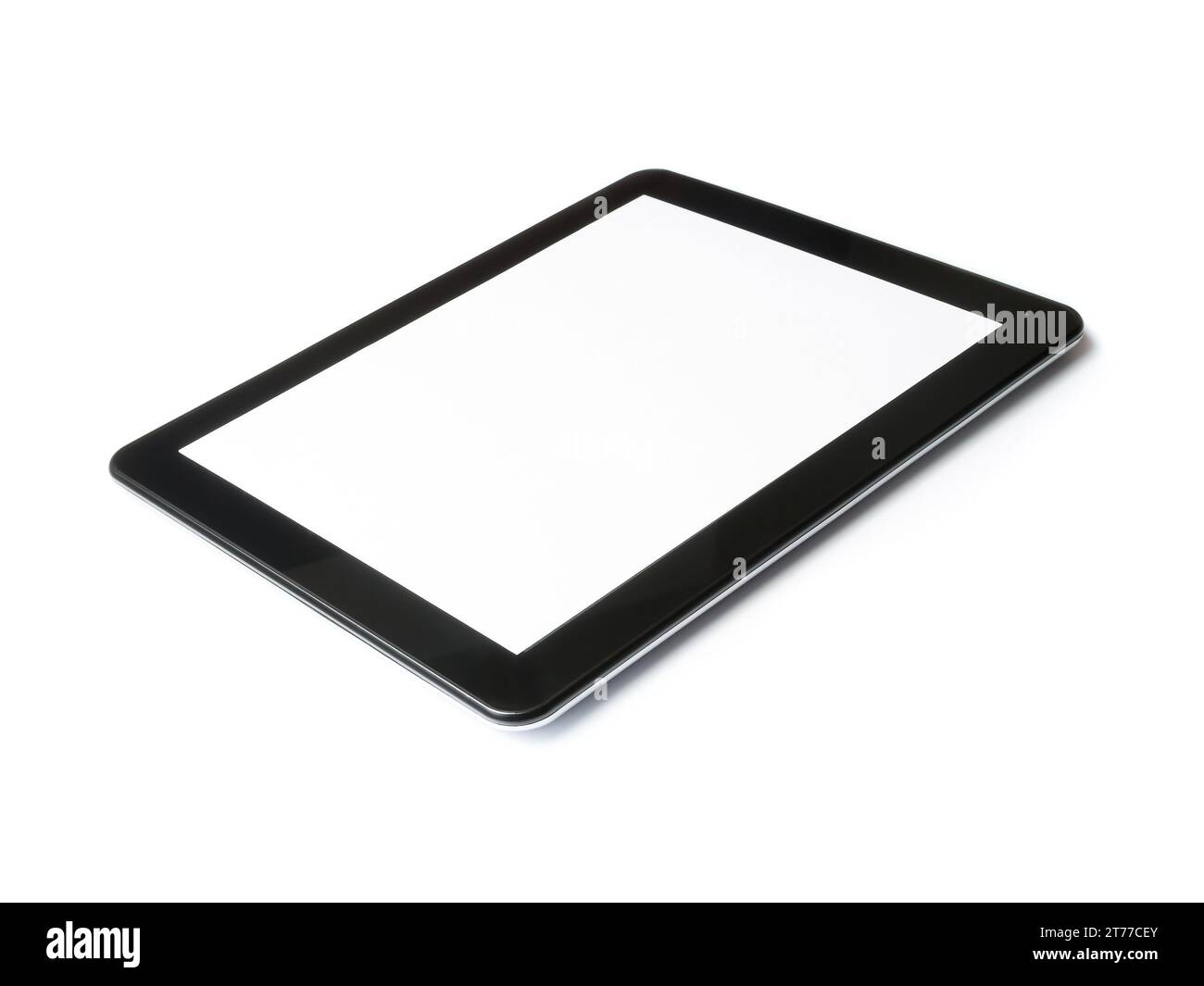 digital tablet computer isolated on white background with space for text Stock Photo
