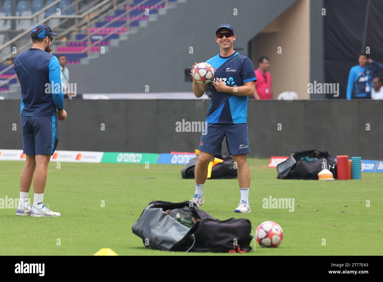 Bomaby, India. 14th Nov, 2023. Semi Finals Match 46 of ICC Men's Cricket World Cup, India., . Will Young Credit: Seshadri SUKUMAR/Alamy Live News Stock Photo