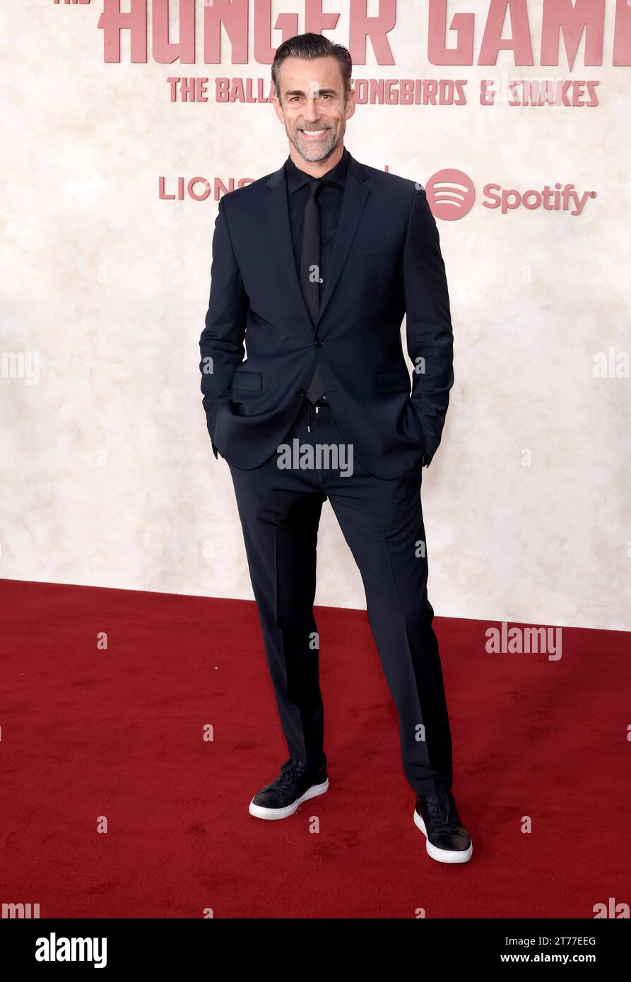 Hollywood, Ca. 13th Nov, 2023. Daniel Bernhardt at the LA Premiere of The Hunger Games: The Ballad Of Songbirds & Snakes at the TCL Chinese Theater in Hollywood, California on November 13, 2023. Credit: Faye Sadou/Media Punch/Alamy Live News Stock Photo