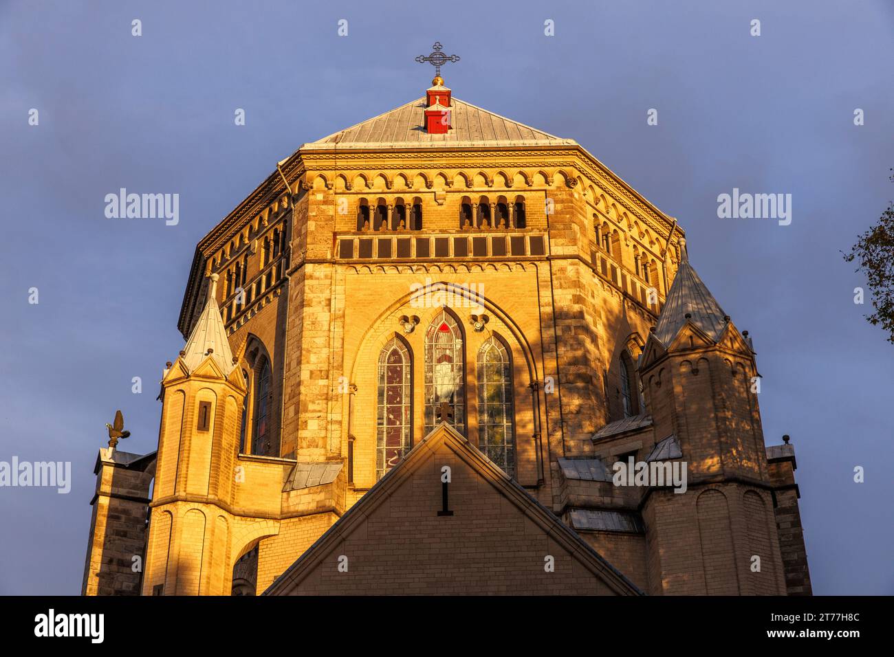 decagon of the romanesque church St. Gereon, Cologne, Germany. Dekagon ...
