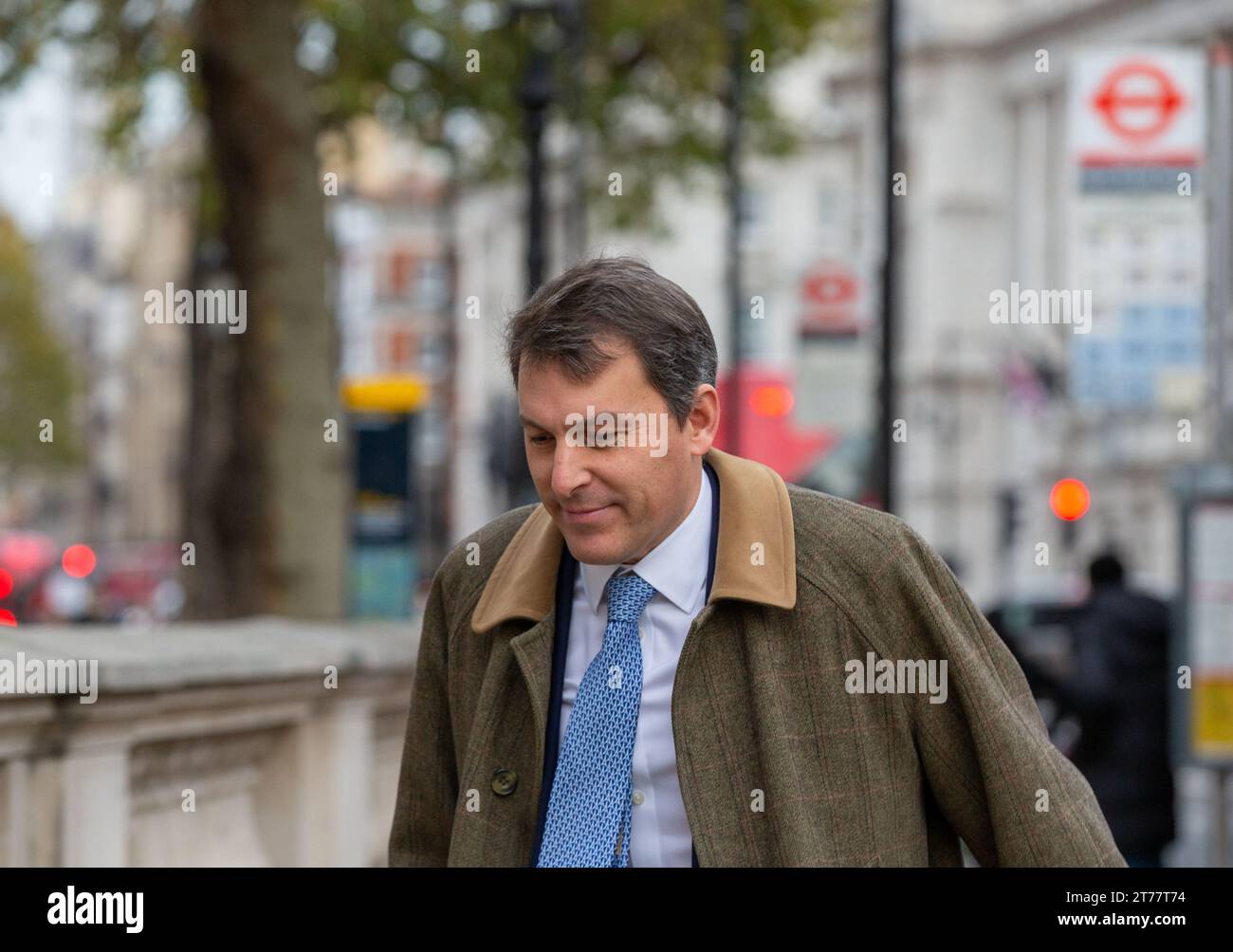 London, UK. 14th Nov  2023. John Glen MP was appointed Paymaster General and Minister for the Cabinet office He was previously Chief Secretary to the Treasury he Arrives at cabinet offie  today for Cabinet meeting Credit: Richard Lincoln/Alamy Live News Stock Photo