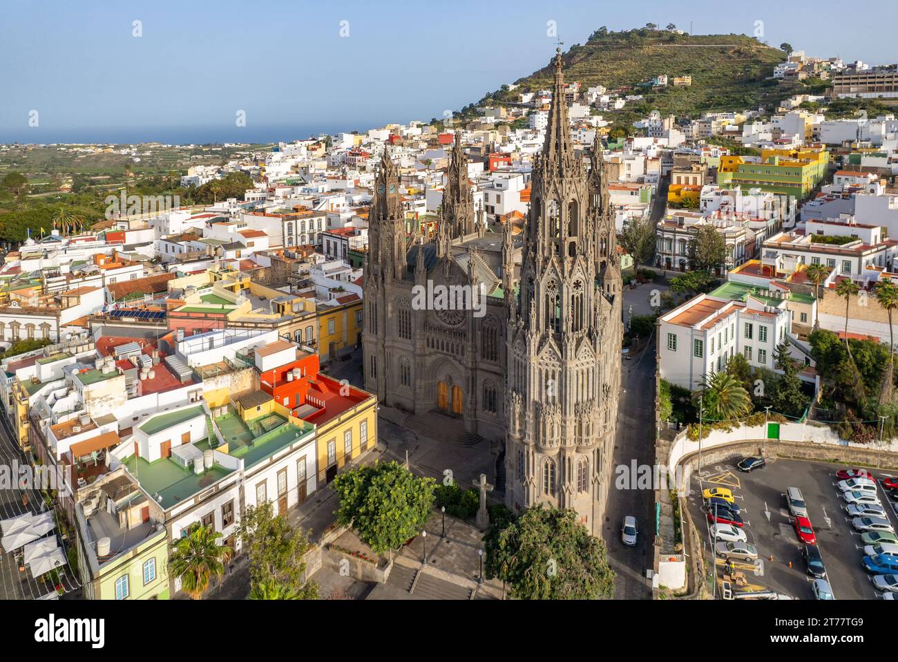 Parroquia de San Juan Bautista de Arucas church in Arucas, Gran Canaria ...