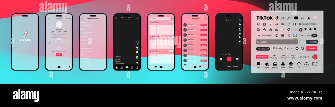 Free TikTok Profile Mockups