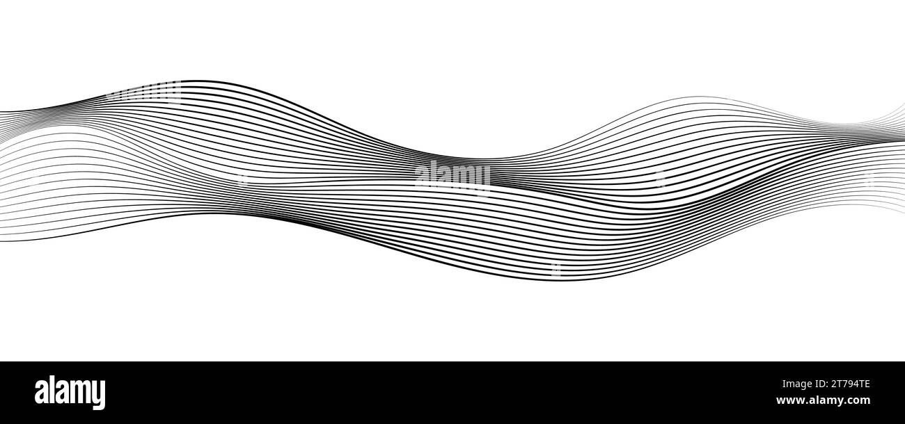Abstract digital wave of particles. Technology background. Vector ...