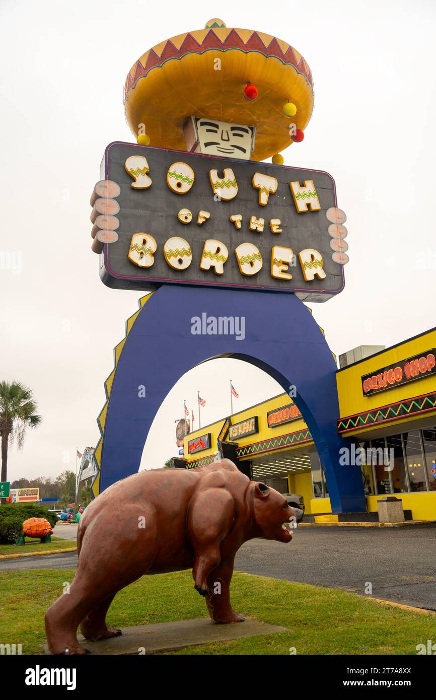 South of the Border road side attraction on highway 95  in Hamer South Carolina Stock Photo