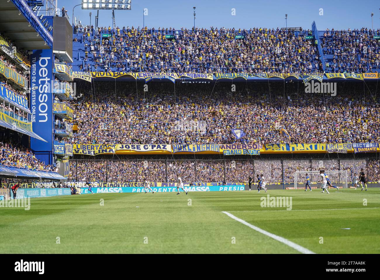 Boca Juniors Fans During The Liga Argentina Match Between CA Boca Boca Juniors Fans During The Liga Argentina Match Between CA Boca