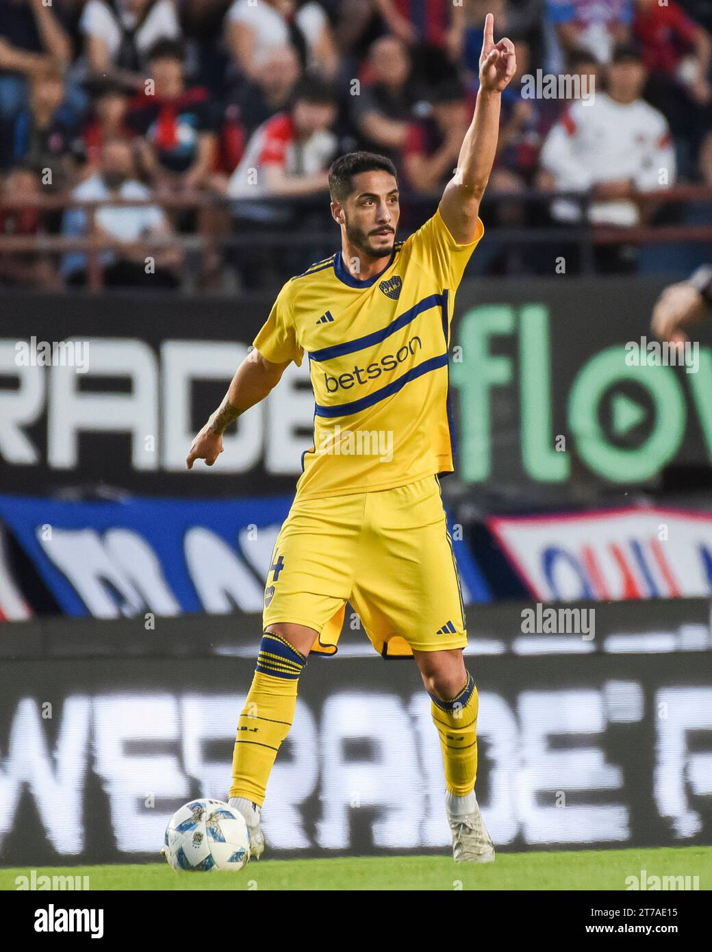 Nicolas Figal of Boca Juniors during the Liga Argentina match between ...