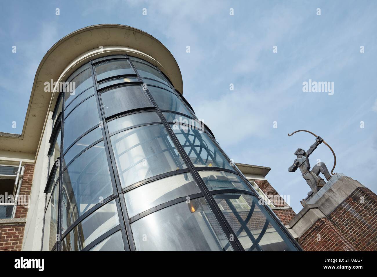 East Finchley, a grade 2 listed tube station on the Northern line