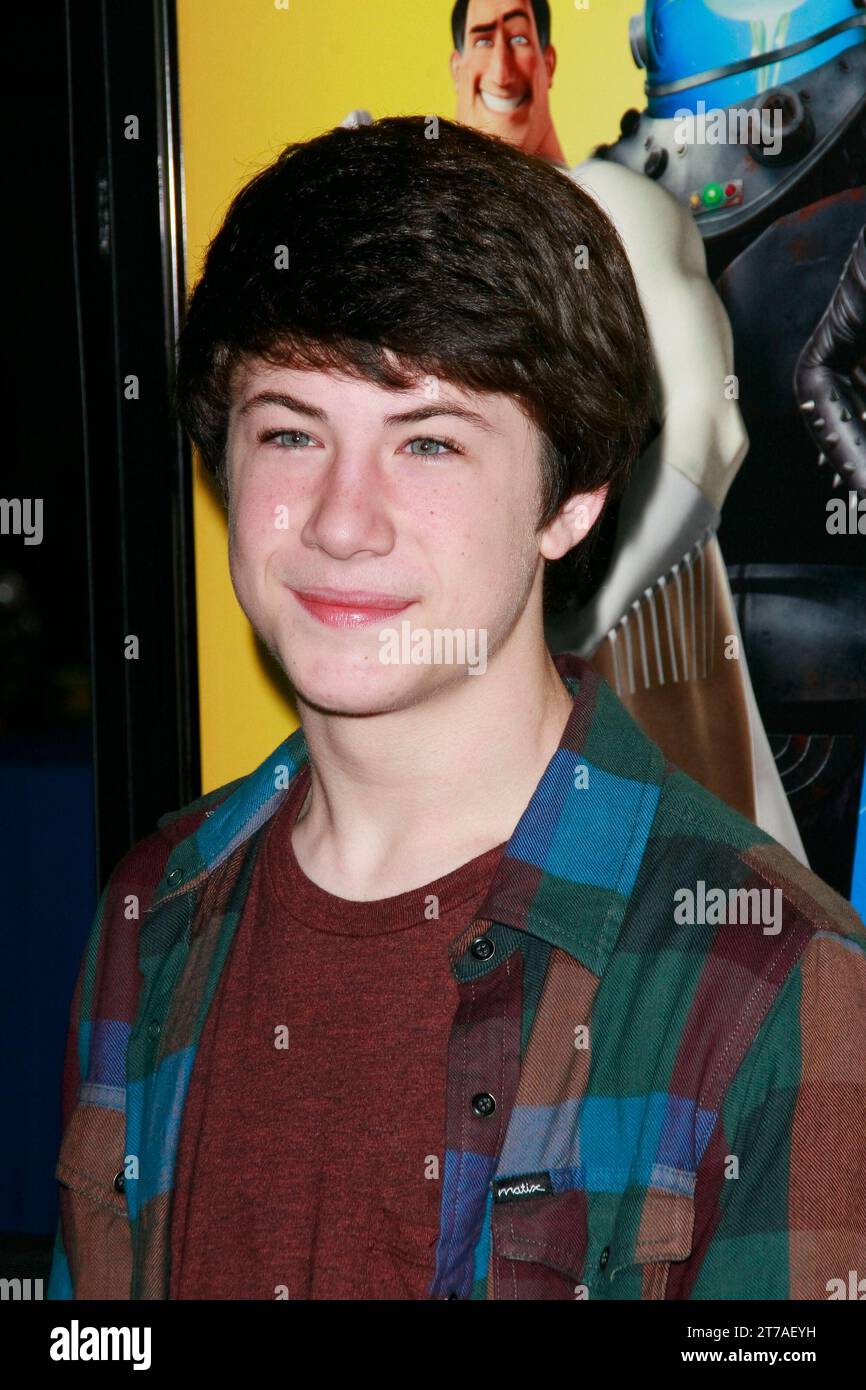 Dylan Minnette at the premiere of DreamWorks Animation’s “Megamind