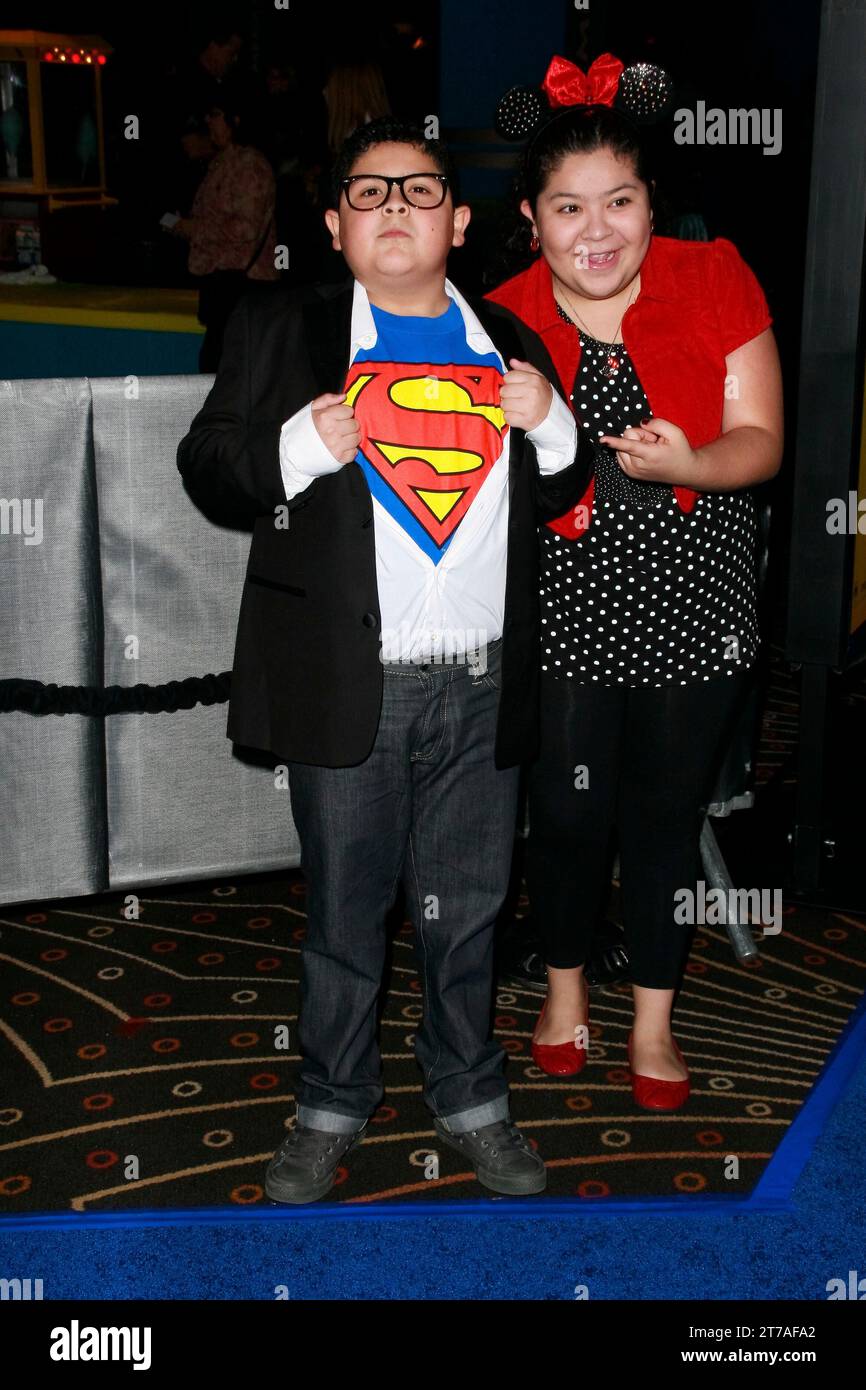 Rico and Raini Rodriguez at the premiere of DreamWorks Animation's ...
