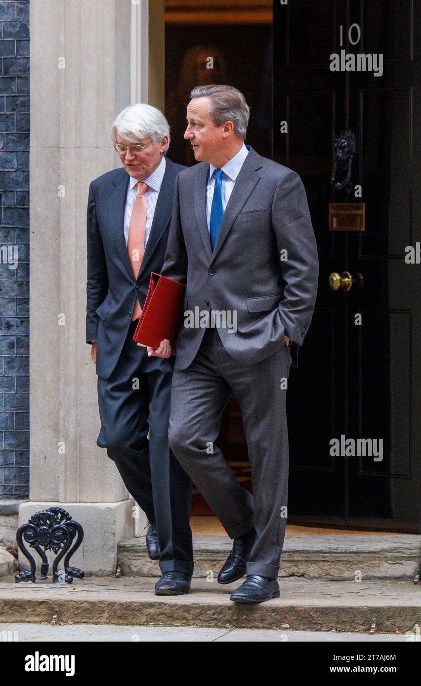 London, UK. 14th Nov, 2023. Lord Cameron, Foreign Secretary leaves the Cabinet meeting with Andrew Mitchell, Minister of State (Development and Africa). Credit: Karl Black/Alamy Live News Stock Photo