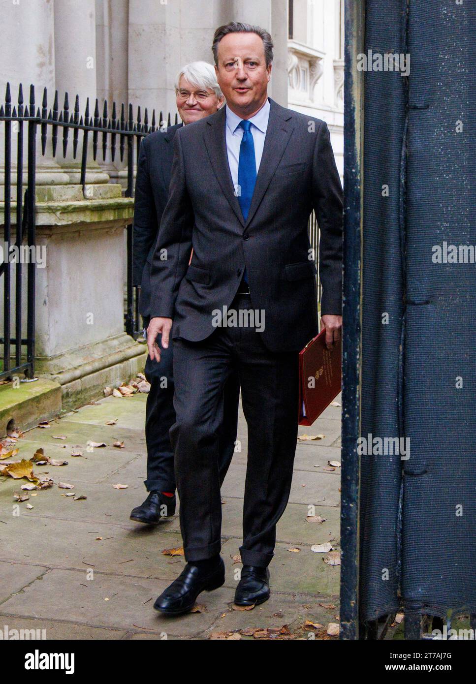 London, UK. 14th Nov, 2023. Lord Cameron, Foreign Secretary arrives for the Cabinet meeting with Andrew Mitchell, Minister of State (Development and Africa). Credit: Karl Black/Alamy Live News Stock Photo
