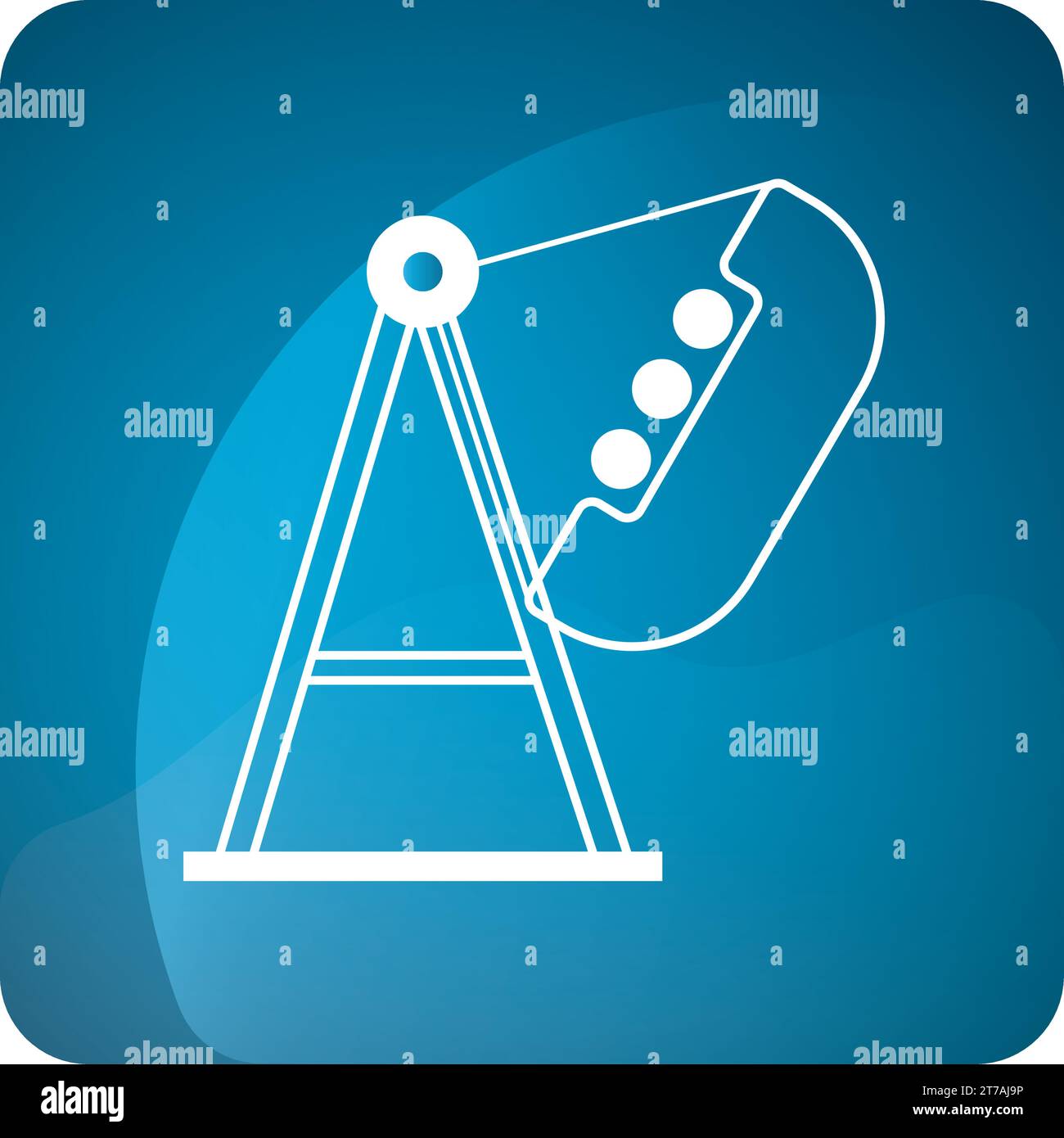 Isolated pirate ship amusement park icon Vector Stock Vector